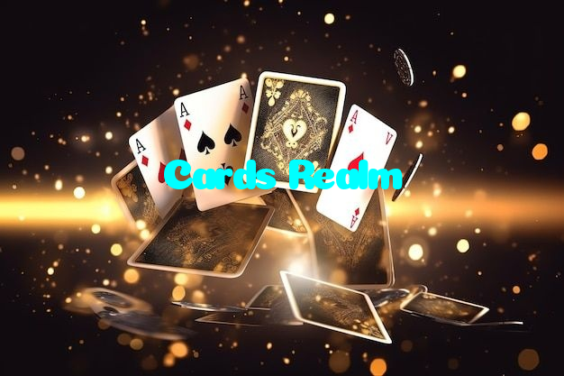 Cards Realm casino presented on mobile device in Pakistan with slots and live games